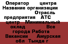 Оператор Call-центра › Название организации ­ Dimond Style › Отрасль предприятия ­ АТС, call-центр › Минимальный оклад ­ 15 000 - Все города Работа » Вакансии   . Амурская обл.,Тында г.